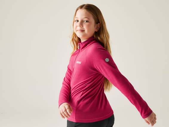 The half-zip fleece is ideal for use as a warm mid-layer