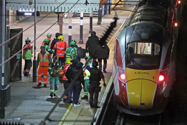 Armed police stormed the train at Huntingdon Railway Station on November 1 last year.