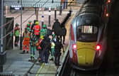 Armed police stormed the train at Huntingdon Railway Station on November 1 last year.