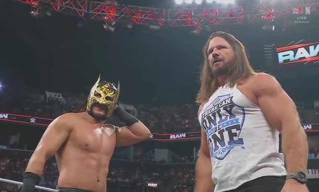AJ Styles and Dragon Lee will defend their tag team tiles against the team of Finn Balor and JD McDonagh on this evening's episode of Monday Night Raw