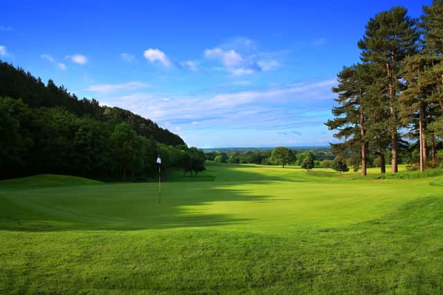 The golf courses offer stunning views