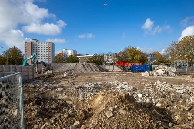 The demolished Gosport Bus Station
Photo by Alex Shute
