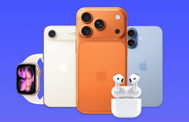 The Apple tech range