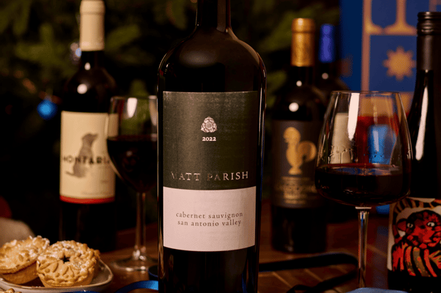 Naked Wines’ Christmas case includes rich reds like this Californian Cabernet – part of the £75-off festive offer with a free magnum bottle