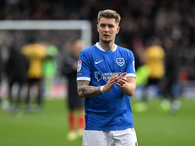 Pompey defender Josh Knight.