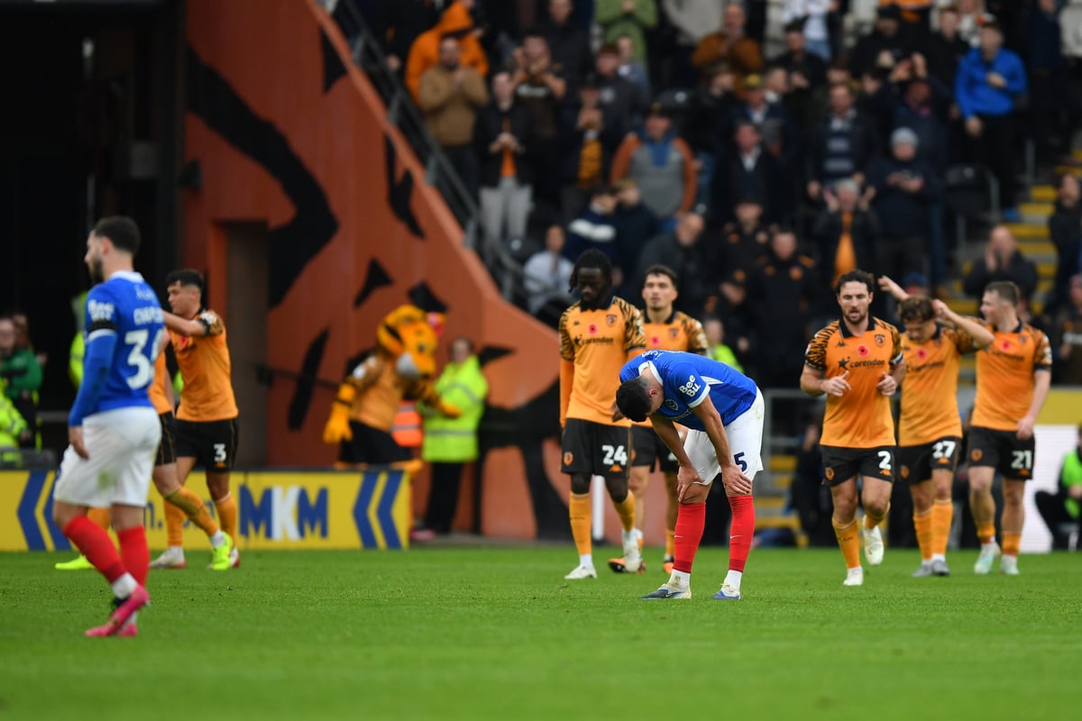 Portsmouth’s barren Championship run continues after heartbreak against Hull City