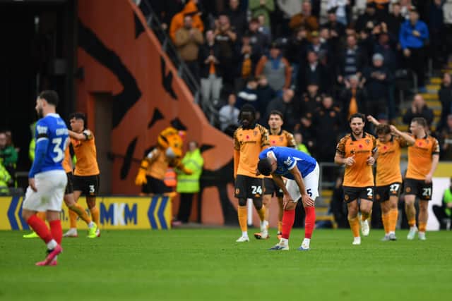 Pompey's winless Championship run continued at Hull.