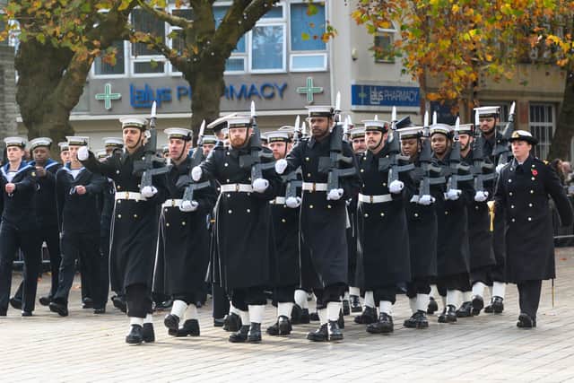 The guard marches on.