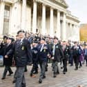 A veterans support hub could be coming to Portsmouth after the government allocated millions in funding towards it. Pictured: Veterans marching at the Remembrance Sunday ceremony.