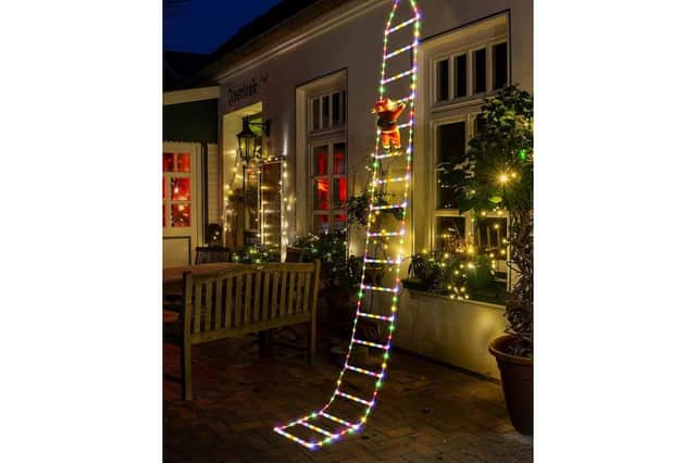 Amazon Christmas Ladder Lights Santa Claus Climbing Lights