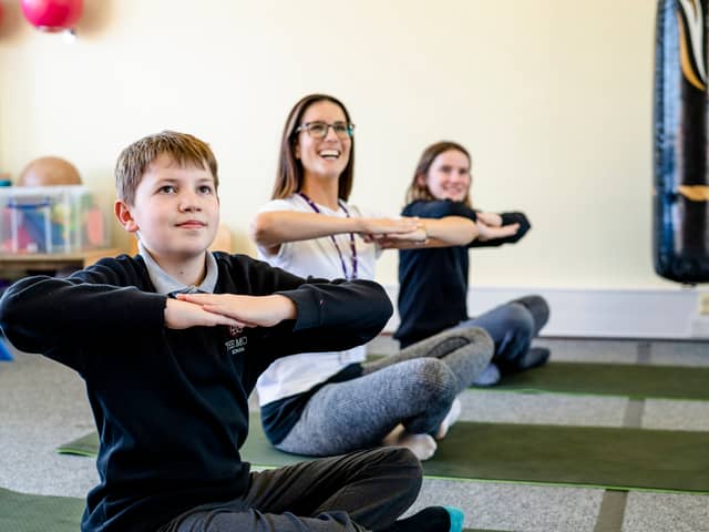 A therapy session at Burlington House