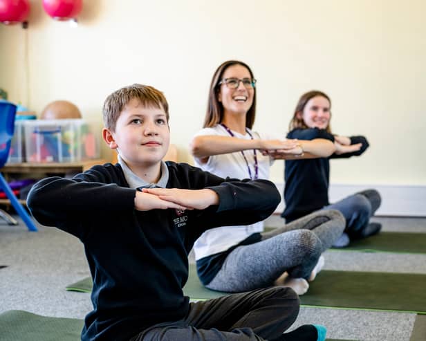 A therapy session at Burlington House