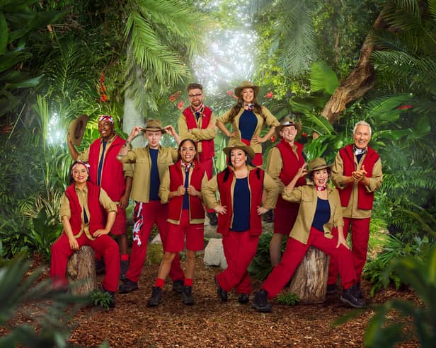 I'm a Celeb cast 2025:  Shona McGarty, Eddie Kadi, Aitch, Alex Scott MBE, Jack Osbourne, Lisa Riley, Kelly Brook, Angry Ginge, Ruby Wax OBE and Martin Kemp.