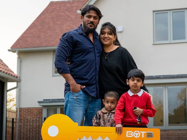 Khaja and his family are living in a rented house - but they're not going to move in to their new four-bedroomed dream home, because they plan to take the cash alternative instead