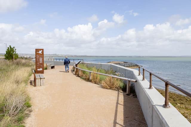 Coastal path connecting Milton and Farlington which runs parallel to Eastern Road