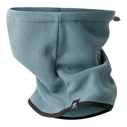 A fleecy neck gaiter like this will keep you warm in sub-zero temperatures