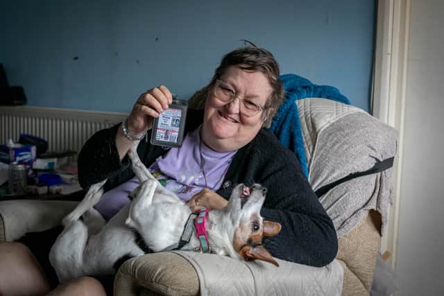 Val Gratton with her dog Pixie