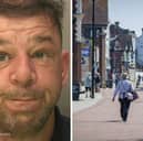 William Wenham, 47, with links to Havant, was released from prison in error and is currently on the run from police. Pictured on the left is a generic image of Havant town centre.