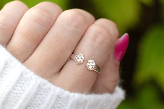 The jewellery can act as a memorial to a lost loved one - or even a pet