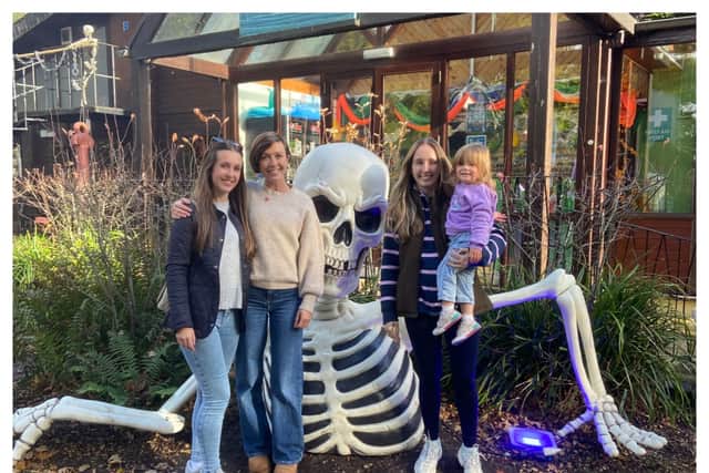My family and I at the holiday park. (Photo: Isabella Boneham)