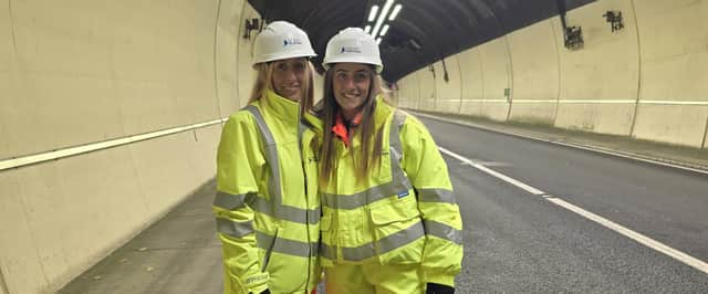 Debbie Wood and Jordan Cummings, a mother and daughter, both work at the Hindhead Tunnel for National Highways.