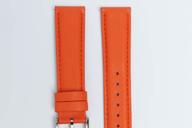 The new range of straps are made of beer waste