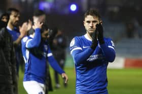 Adrian Segecic applauds the fans at the final whistle