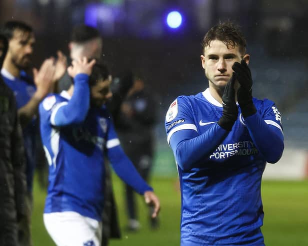 Adrian Segecic has been credited with Pompey’s second goal against Millwall
