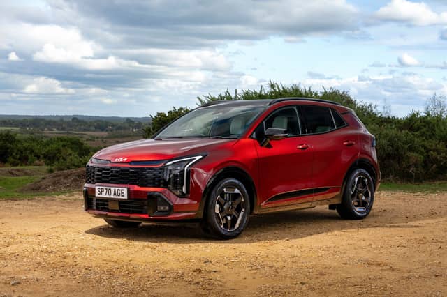 Kia's new design direction has been applied to the Sportage for this facelift - and it's certainly a bold