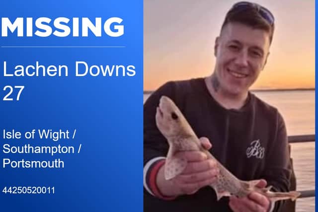 The police have launched an appeal to locate 27-year-old Lachen Downs.