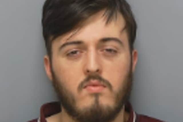 Jonathan Ward 26, is wanted for stealing fuel from a Sainsbury's petrol station.