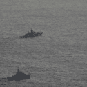 HMS Severn was deployed to track two Russian ships sailing across the English Channel.