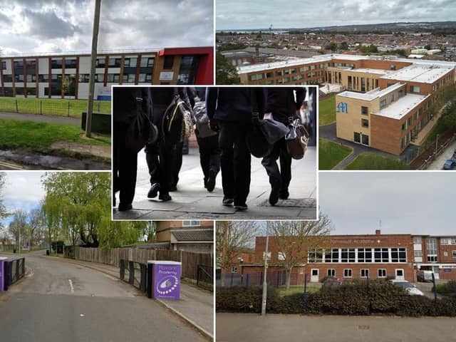 Take a look at 15 secondary schools in Portsmouth and the surrounding areas with a 'below average' or 'well below average' rating in The Telegraph's GCSE league table. 