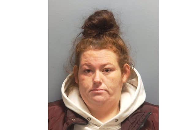 Stephanie Louise Batchelor ha pleaded guilty to shoplifting and assaulting an emergency worker.