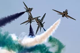 Pictured: BAE Hawk trainer aircraft. A letter of intent has been signed to produce a pilot trainer replacement for the Royal Air Force, with defence giants Saab, BAE Systems, and Boeing. Despite this, Aeralis remain confident its proposal will be successful.