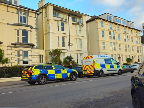 Police at Clarence Parade