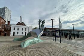 An "inspiring" Royal Navy monument honouring the Coastal Forces and other divisions is due to be built at Portsmouth Historic Dockyard.