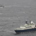Russian spy ship Yantar operating on the edge of UK waters and has directed lasers at pilots of surveillance aircraft monitoring its activities.