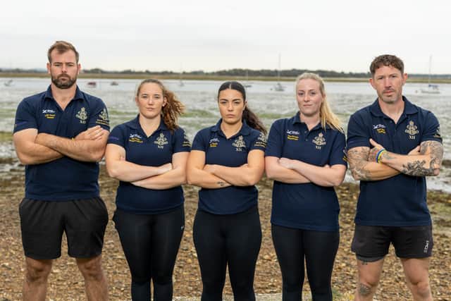From L: Lance Bombardier Travis Sawyer,  Bombardier Victoria Wratten-Wood, Bombardier Katier Devine, Gunner Emma Mackenzie and Bombardier Olie Cutting.