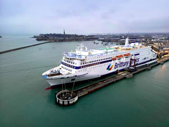 Brittany Ferries at Saint Malo