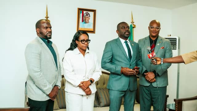 Led by Minister of Agriculture, Samal Mojah Duggins, the 20-member senior delegation also included the Deputy Prime Minister, Dr. Geoffrey Ian Hanley, and Speaker of the National Assembly, Lanien Blanchette.