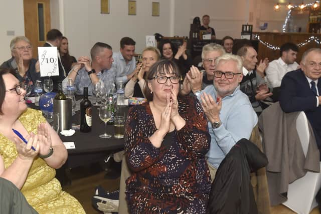 Guests celebrate the winners at Gosport Business Awards 2025, in the Jervis Gallery at St Vincent College.

Picture: Sarah Standing (271125-3026)