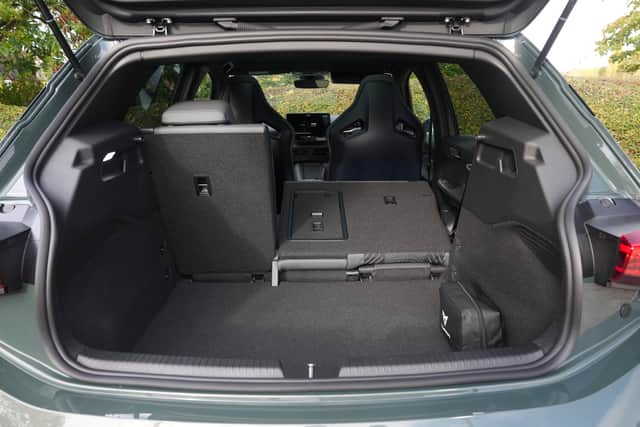 Rear seat space is generous, and the boot is decent