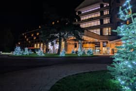 The Celtic Manor Resort looking festive