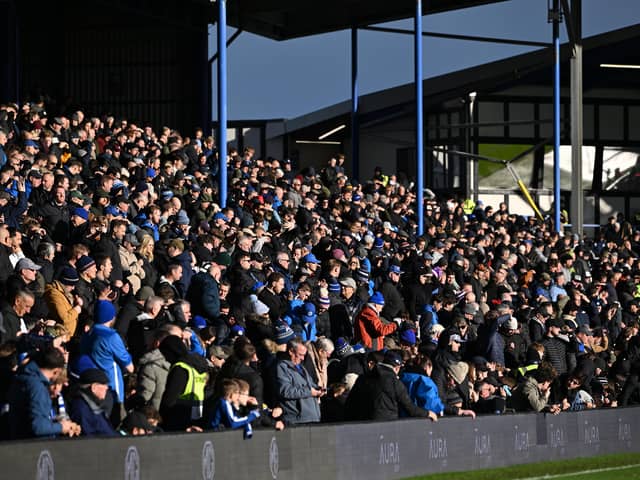 Pompey fans were left feeling low about their team's prospects after defeat to Bristol City. Pic: Graham Hunt/ProSportsImages
