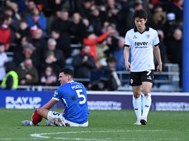 Pompey defender Regan Poole. Picture: Graham Hunt/ProSportsImages
