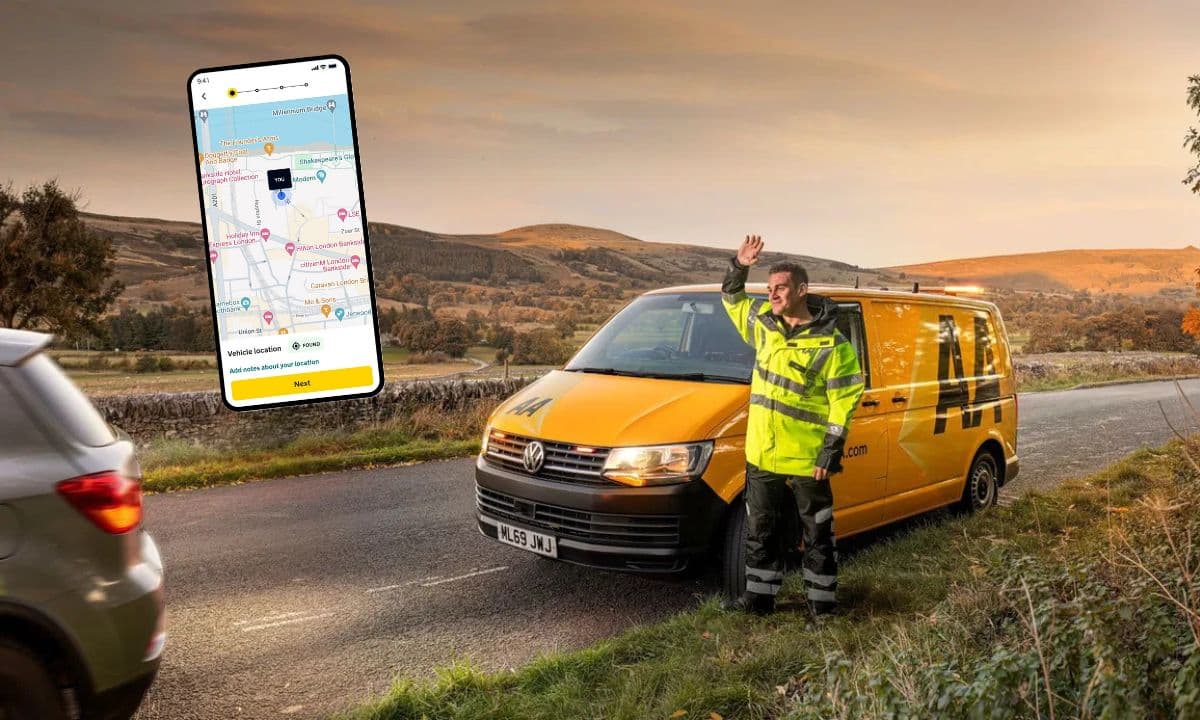Aa Drive AA app update pinpoints stranded drivers