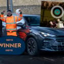 Amaniel was busy at work when BOTB turned up with his prize