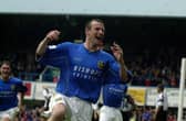 Steve Claridge scored 37 goals in 124 appearances before leaving Pompey in the summer of 2001