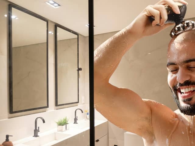A waterproof head shaver makes a quick daily tidy-up in the shower far easier
